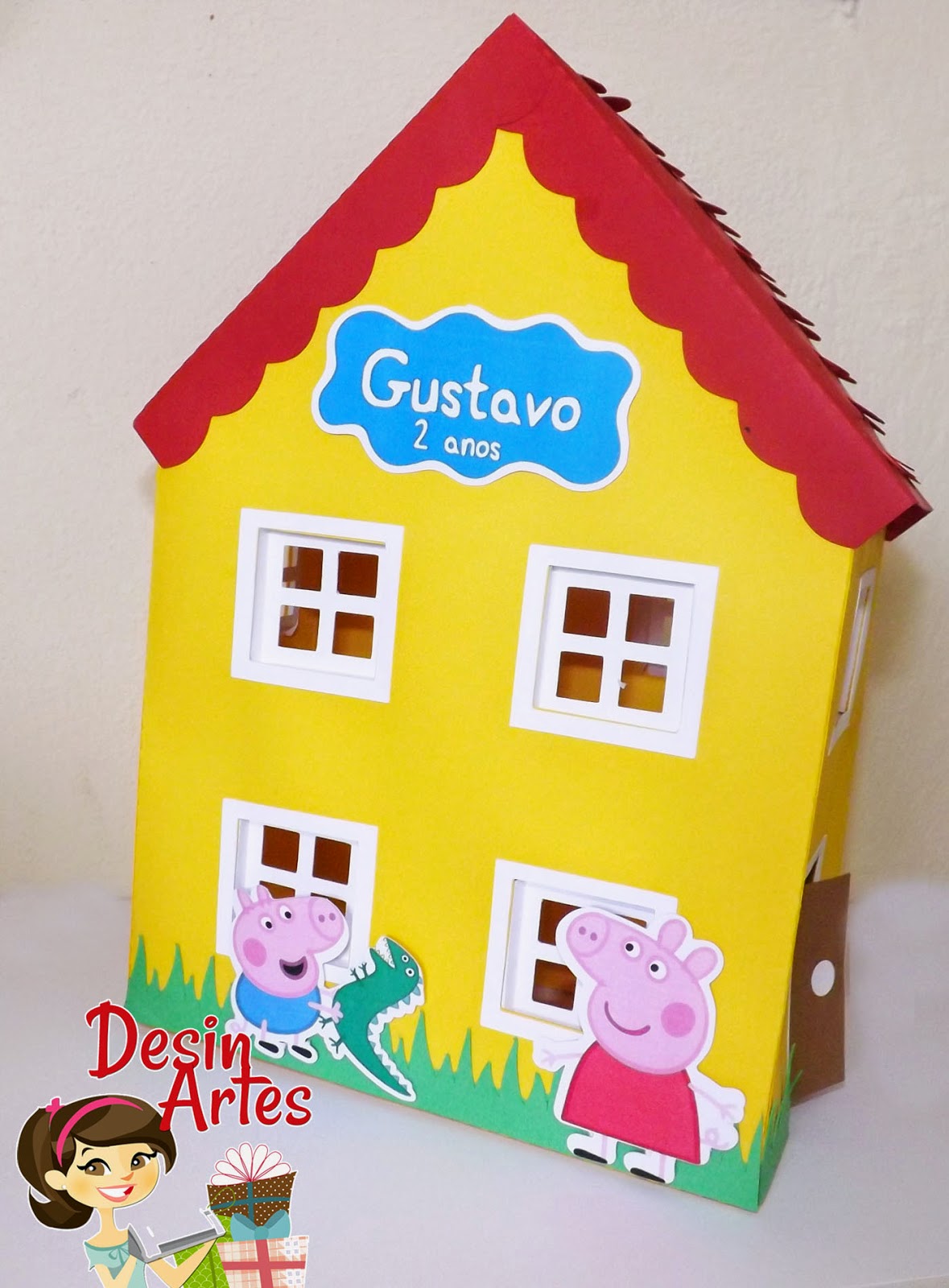 Leãozinho Festa: CASA PEPPA PIG